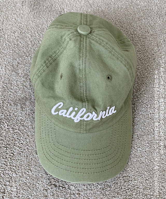 green vintage cap