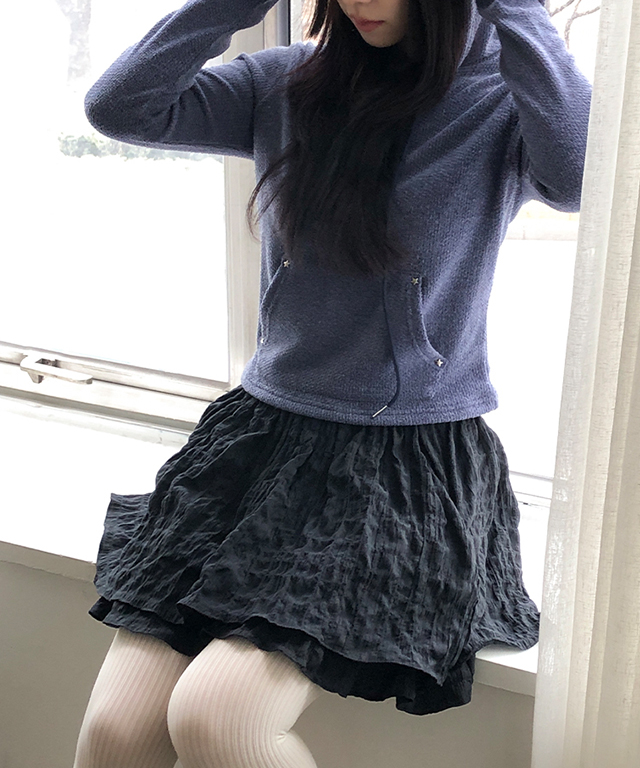 double wave skirt 2 color