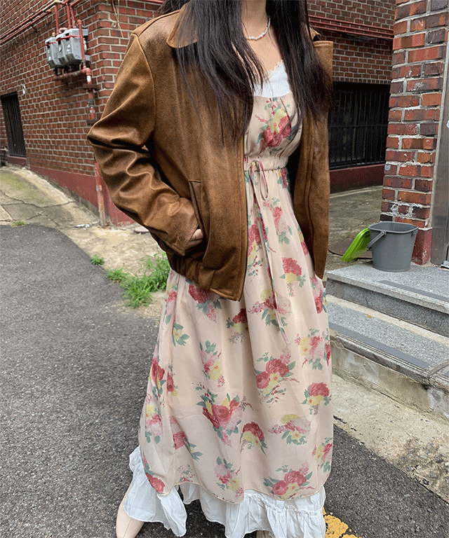 vintage rose bustier dress